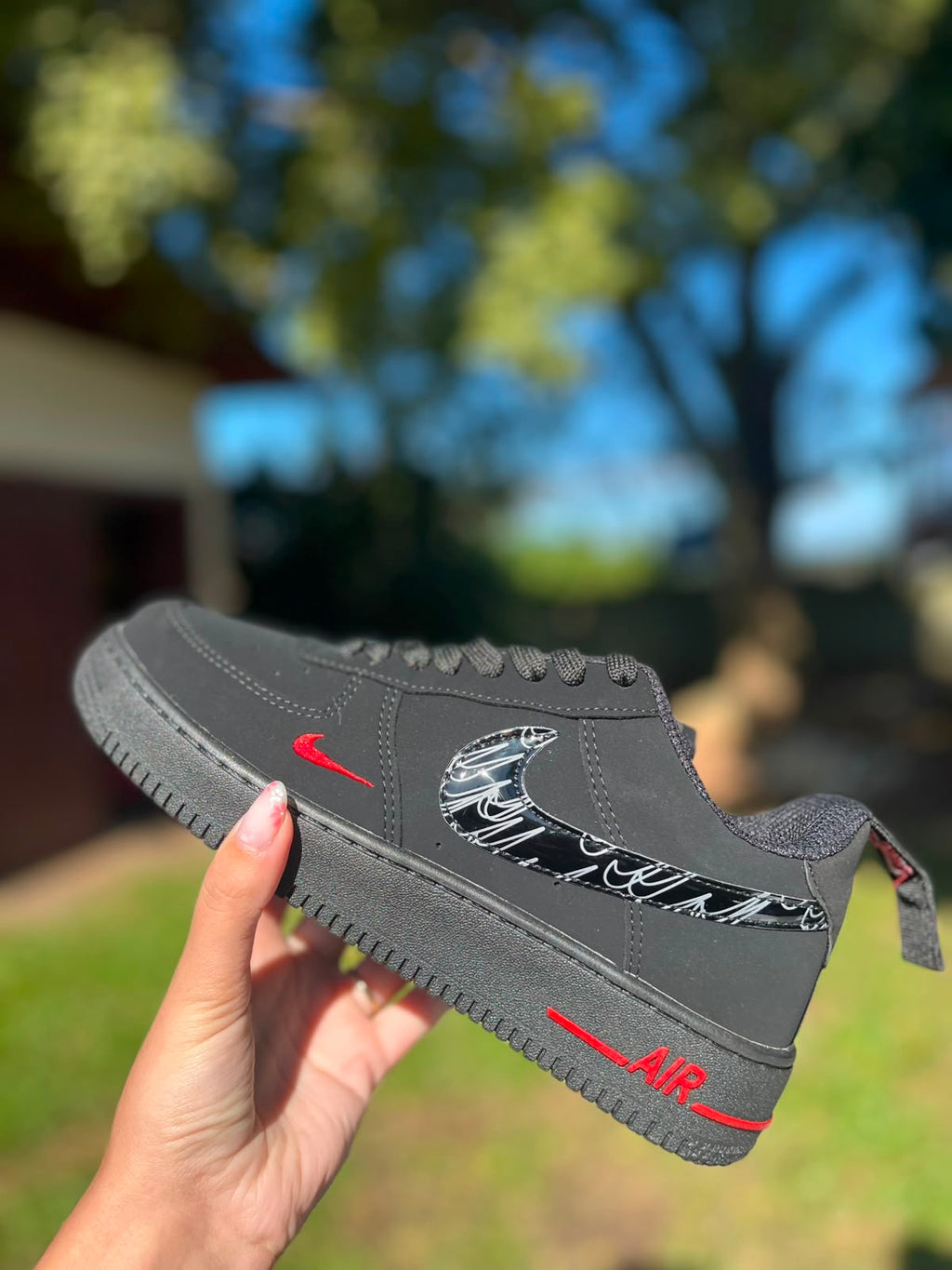 Nike AirForce Verniz Vermelho